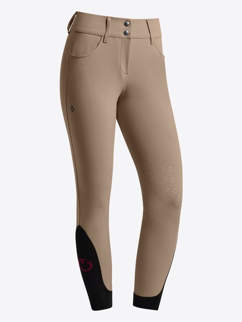 Cavalleria Toscana Women’s Knee Grip Jumping Breeches Size US 14 Walnut